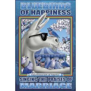  Exclusive By Buyenlarge The Bluebird of Happiness singing 