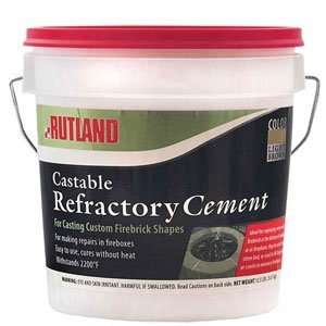   12.5 lbs Tub Castable Cement   Mix With Water (Fire Clay) 2200 degree