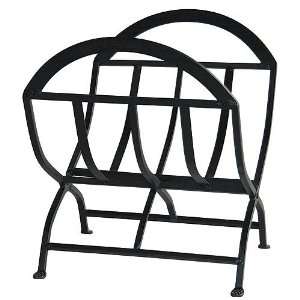   Quality Wrought Iron Log Holder   Black By Firewood Racks&More Beauty