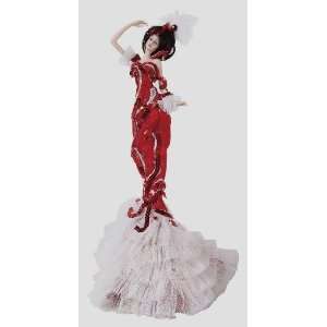  Flamenco Red Dress Dancer   Tatiana Tassel Doll