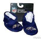 RAVENS NFL Purple BABY BOOT SLIPPERS XL 12 24 Mos