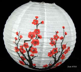 16 CHERRY BLOSSOM PAPER LANTERN Chinese Party Wedding  