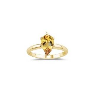  2.38 Cts Citrine Solitaire Ring in 18K Yellow Gold 10.0 