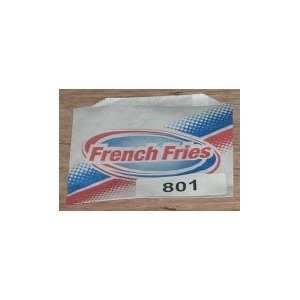  Printed French Fry Bag   4 7/8 X 4 (801)   10,000/Case 