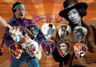 Jimi Hendrix Guitar Pick Set Display LIMITED EDITION #2  