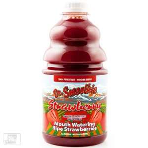 Dr. Smoothie DR CF000 06 46 Oz Strawberry 100% Crushed Fruit Smoothie 