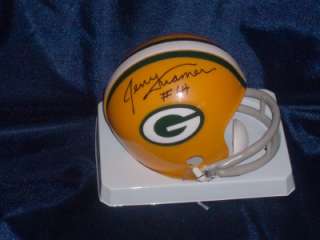 Jerry Kramer Auto Green Bay Packers Mini Helmet w/COA  