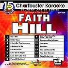 Faith Hill CHARTBUSTER KARAOKE NEW DISC 15 Songs v1