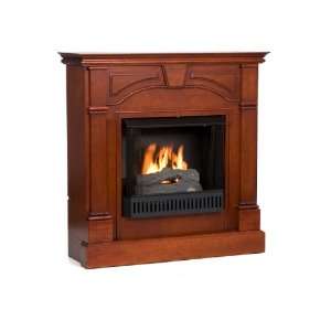   SEI Sussex Braid Classic Mahogany Gel Fuel Fireplace