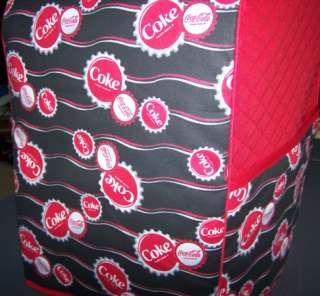 COCA COLA BOTTLE CAPS QUILTED DUST COVER FOR KITCHENAID MIXERS