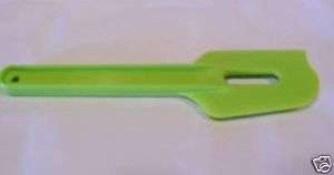 NEW Tupperware Cheater Beater Scraper SPATULA (1) Green  