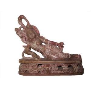  Hindu God Ardhnarishwar Form of Shiva Stone Statue 6 