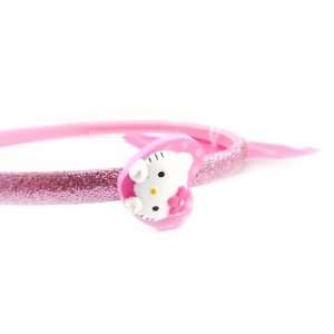  Headband child Hello Kitty light pink glitter. Jewelry