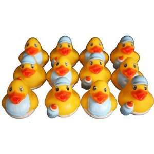   Rubber Ducky Duck Baby Shower Party Favors BOY Blue 