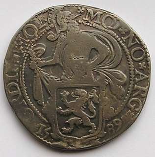 Holland Large Silver Lion Daalder 1589  