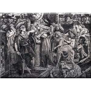  Cassandra 16x12 Streched Canvas Art by Rossetti, Dante 