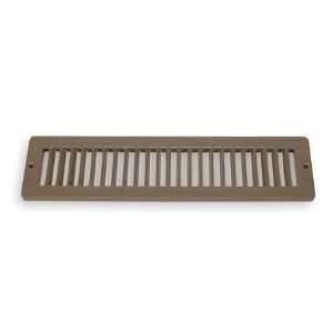  Floor Registers and Grilles Toe Space Grille,2x14,Brown 