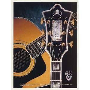  1996 Guild Artist Award Model Guitar Print Ad (48000 