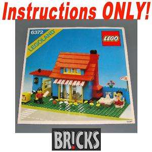 INSTRUCTIONS ONLY LEGO #6372 TOWN HOUSE  