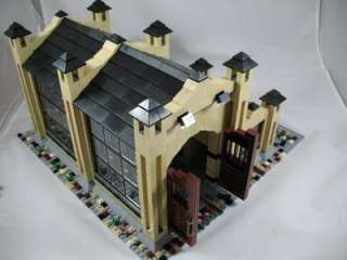 Lego Custom Tan Train Engine Shed INSTRUCTIONS ONLY  