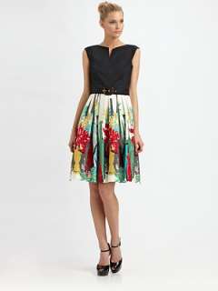 Milly   Sabrina Dress in Still Life Print    