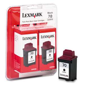 Lexmark Black Value Pack Inkjet Cartridges 2 in Pack 70  