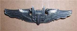 WW2 AIR CORP AERIAL GUNNER WINGS   3 STERLING   MOODY  