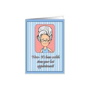  Beehive Hairdo Humorous Salon Appointment Reminders Card 