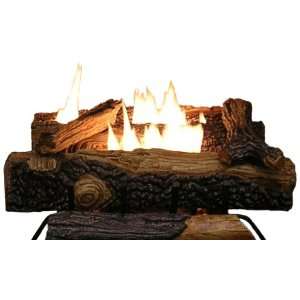 Sure Heat Mountain Vernon Oak Vent free Dual Burner Log Set for 