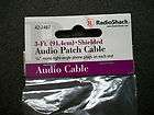 Audio Patch Cable   1/4 mono right angle plugs on each end   3 