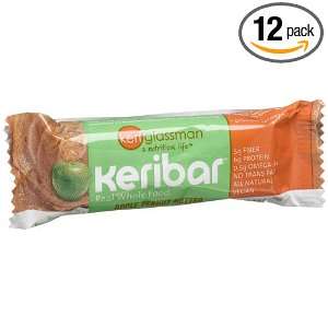 KeriBar Apple Peanut Butter, 12 Count 1.4 Ounce Bar  