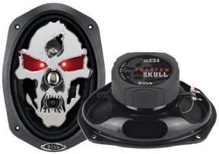 BOSS SKULL SK694 6x9 700W 4 Way Car Speakers BRAND NEW IN BOX 