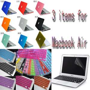 11 colors For New Apple MacBook Air 13Crystal Case Cover+Keyboard 