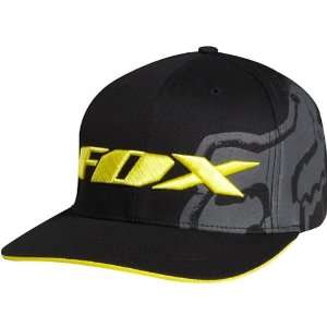  Fox Racing Hitman Mens Flexfit Casual Hat   Black / Small 