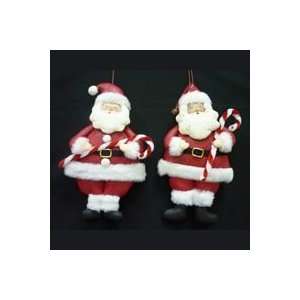   Pack of 12 Santa Claus with Candy Cane Christmas Ornaments by Gordon