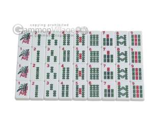 White Swan MahJongg Set   White Mahjong Tile/Black Case  