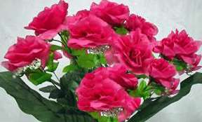   PINK FUCHSIA WATERMELON ~ Soft Silk Wedding Flowers Bouquets  