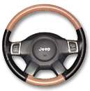 Wheelskins EuroTone (2 COLOR) Genuine Leather Steering Wheel Cover 