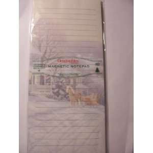   or Winter Magnetic List Pad ~ Horse Drawn Sleigh