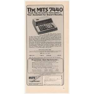  1974 MITS 7440 Scientific Calculator Photo Print Ad