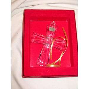  Mikasa Crystal Cross Ornament   Red