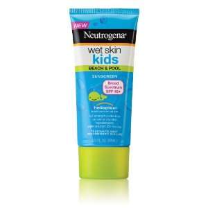  Neutrogena Wet Skin Kids Sunblock Lotion SPF 45+, 3 Ounce 