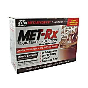  MET Rx/Meal Replacement Protein Powder/Extreme Chocolate 