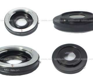 lens adapter Minolta MD MC to Nikon AI D90 D700 D3  