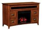 Amish Plasma TV Stand Media Cabinet Electric Fireplace items in 