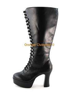 PLEASER WIDE WIDTH Gogo Retro Costume Knee High Boots  