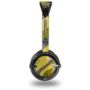 Skullcandy Lowrider Headphone Skin   Camouflage Yellow   (HEADPHONES 