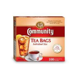 Community Coffee, Tea Iced Ss Hot, 100 BG (Pack of 12)  