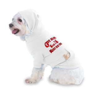  Give Blood Tease a Kerry Blue Terrier Hooded (Hoody) T 