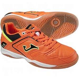  Joma Youth Lozano Indoor Soccer Shoes Orange/Black/Neon/4 